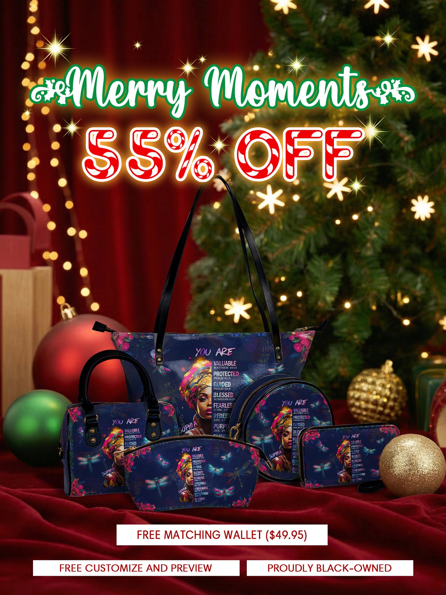 Melaniva “Divine Identityy” Tote Bag The Lucky Bundle