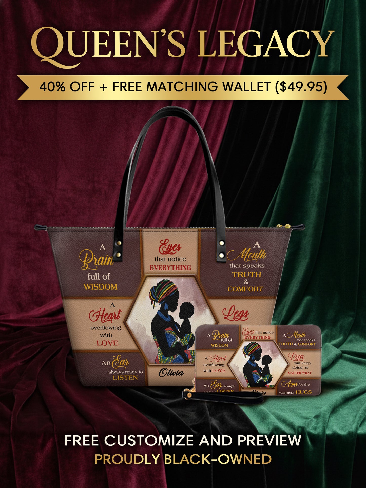 Melaniva “Mother’s Essence Luxury” Leather Totebag Deal - Melaniva