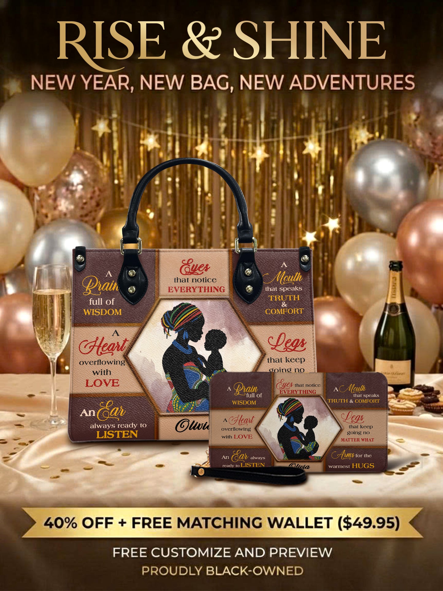 Melaniva “Mother’s Essence Luxury” Leather Handbag Deal - Melaniva