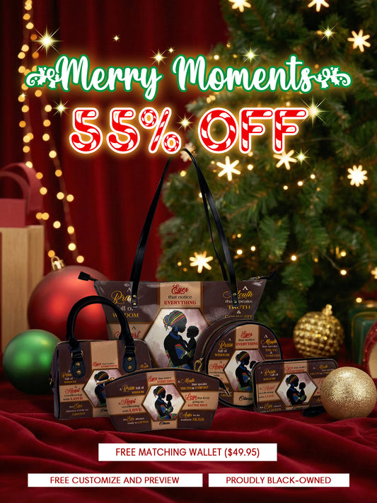 Melaniva "Mother’s Essence Luxury" Tote Bag The Perfect Trio