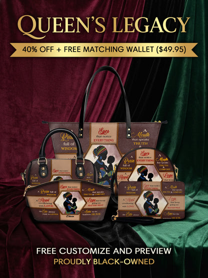 Melaniva "Mother’s Essence Luxury" Tote Bag The Lucky Bundle - Melaniva