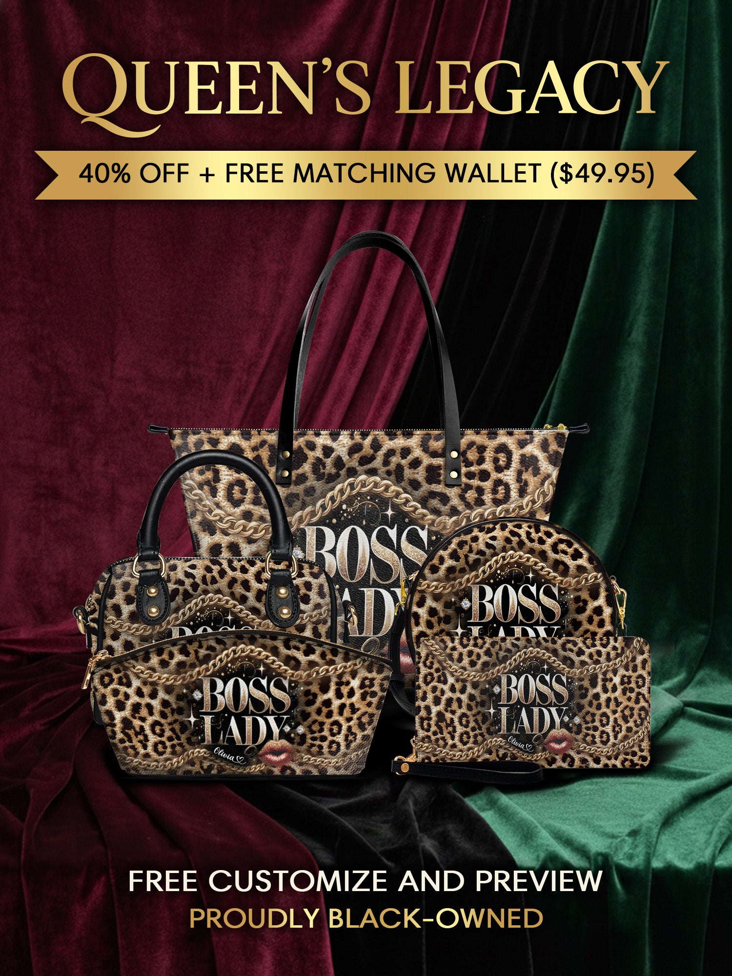 Melaniva “Boss Lady Signature” Tote Bag The Lucky Bundle - Melaniva