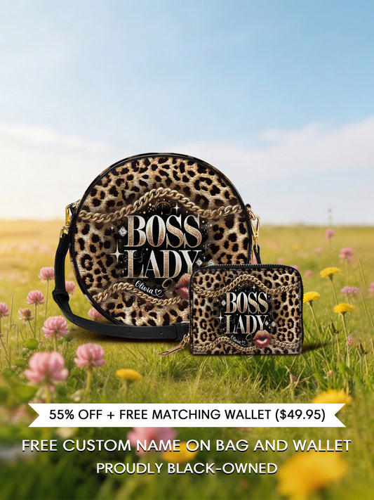 Melaniva “Boss Lady Signature” Leather Circle Crossbag Deal - Melaniva