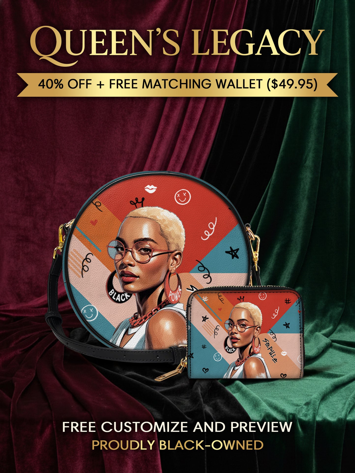 Melaniva "Your Vibe" Leather Circle Crossbag Deal - Melaniva