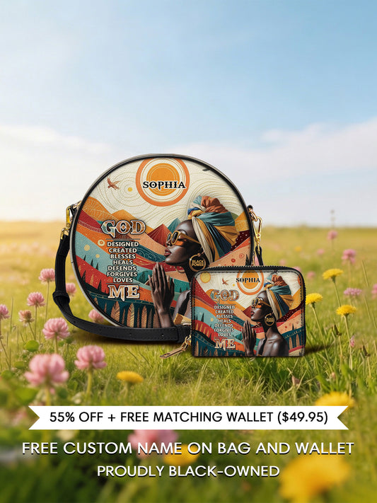 Melaniva “Grace & Strength” Leather Circle Crossbag Deal - Melaniva