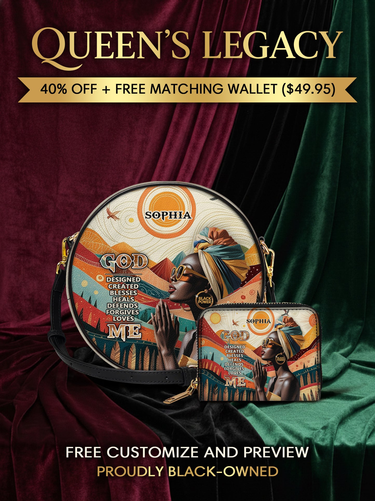 Melaniva “Grace & Strength” Leather Circle Crossbag Deal - Melaniva