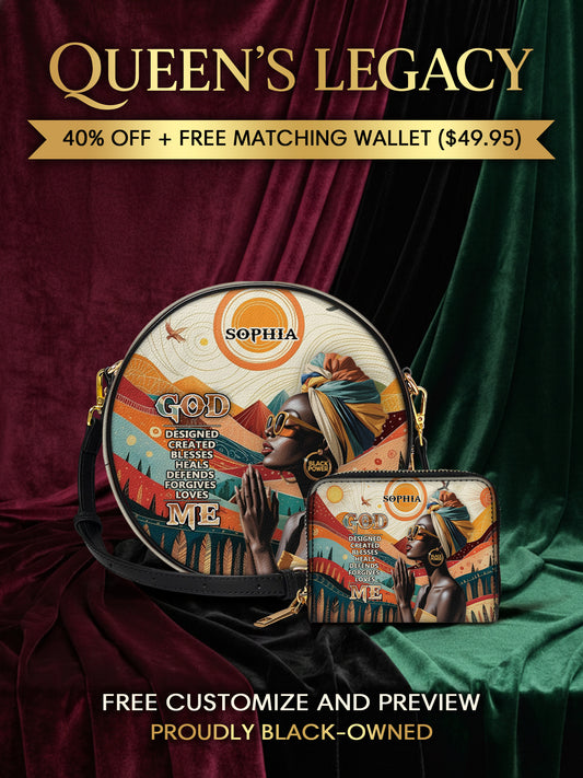 Melaniva “Grace & Strength” Leather Circle Crossbag Deal - Melaniva