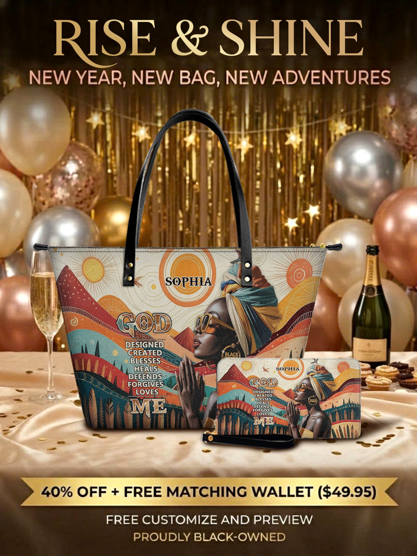 Melaniva “Grace & Strength” Leather Totebag Deal - Melaniva