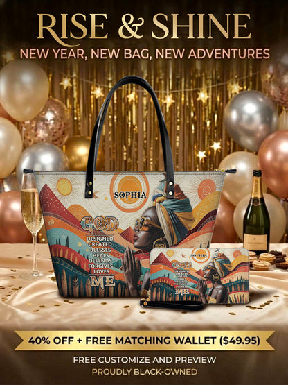 Melaniva “Grace & Strength” Leather Totebag Deal - Melaniva