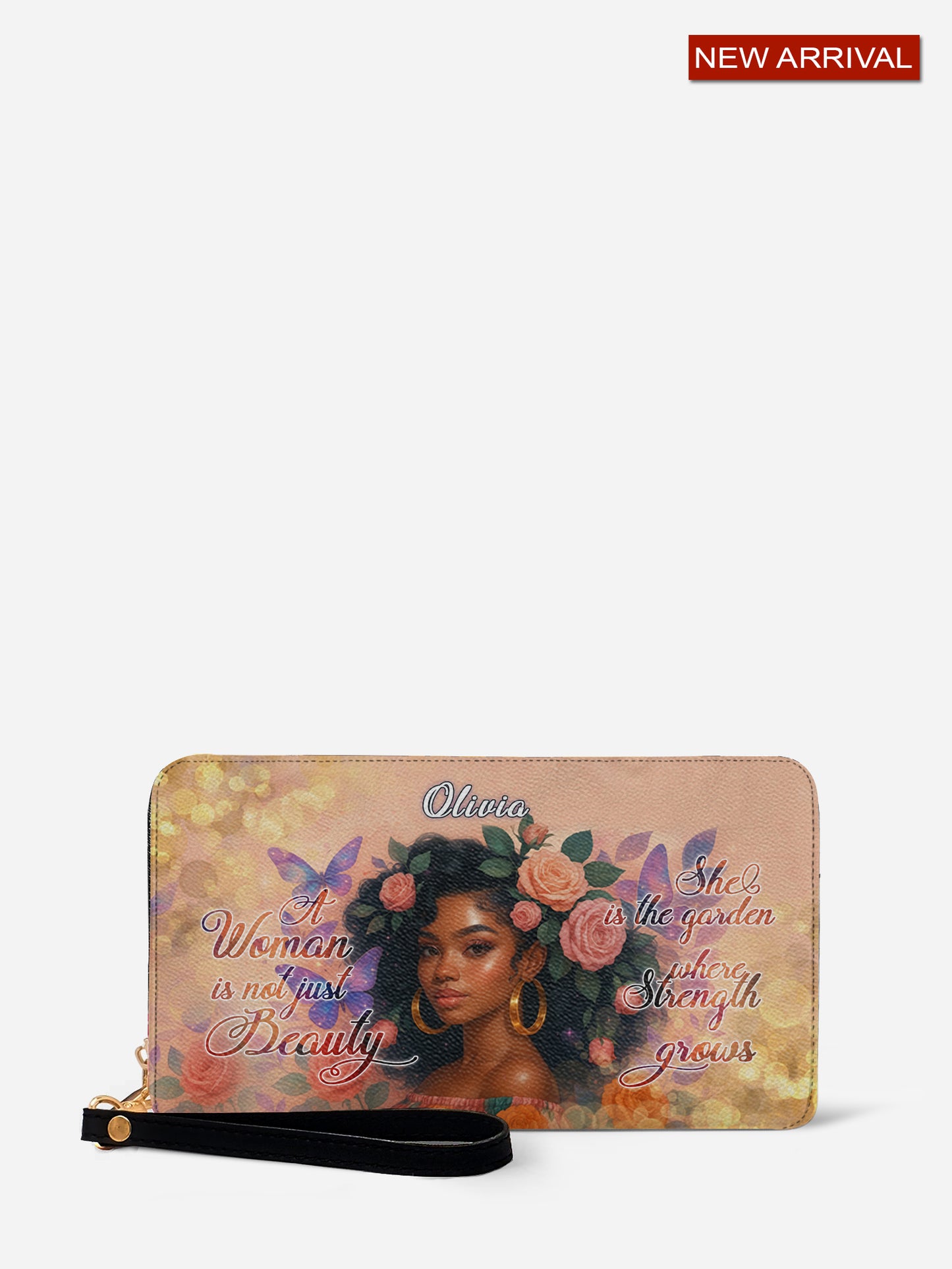 Melaniva Garden Beauty Woman Leather Wallet