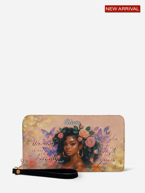 Melaniva Garden Beauty Woman Leather Wallet