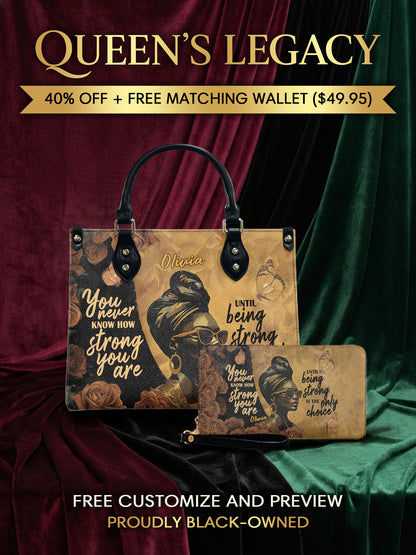 Melaniva Choice of Strength Leather Handbag Deal (FREE WALLET) - Melaniva