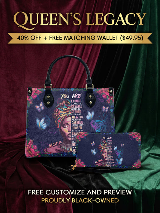 Melaniva Declaration of You Leather Handbag Deal (FREE WALLET) - Melaniva