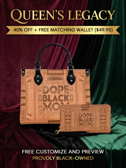 Melaniva Dope Mom Leather Handbag Deal (FREE WALLET) - Melaniva
