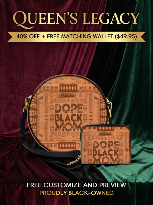 Melaniva Dope Mom Leather Circle Crossbag Deal - Melaniva