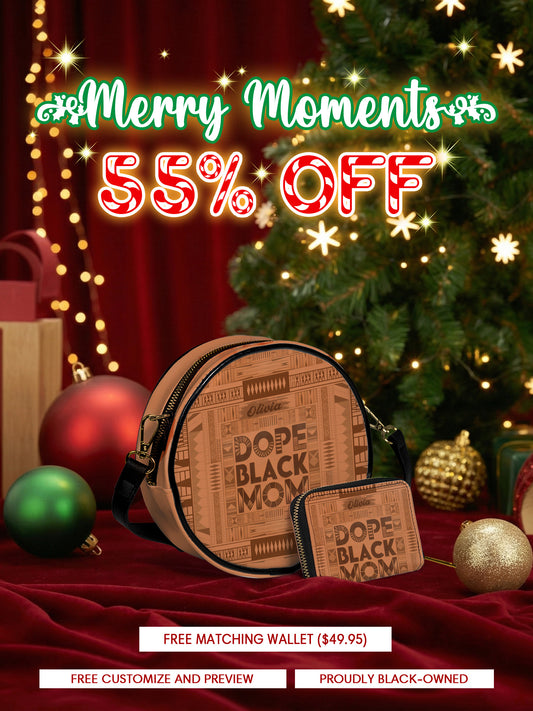 Melaniva Dope Mom Leather Circle Crossbag Deal