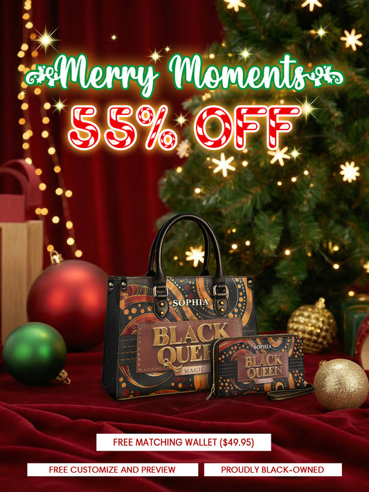 Melaniva Enchanted Queen Leather Handbag Deal (FREE WALLET)