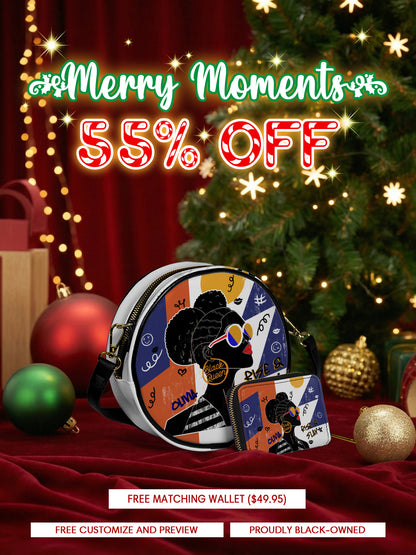 Melaniva Rise & Slay Leather Circle Crossbag Deal