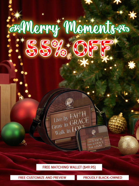 Melaniva Faith & Grace Leather Circle Crossbag Deal