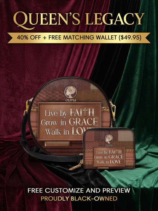 Melaniva Faith & Grace Leather Circle Crossbag Deal - Melaniva