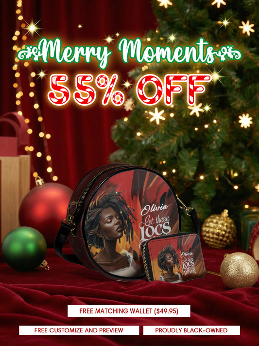 Melaniva Locs Speak Leather Circle Crossbag Deal