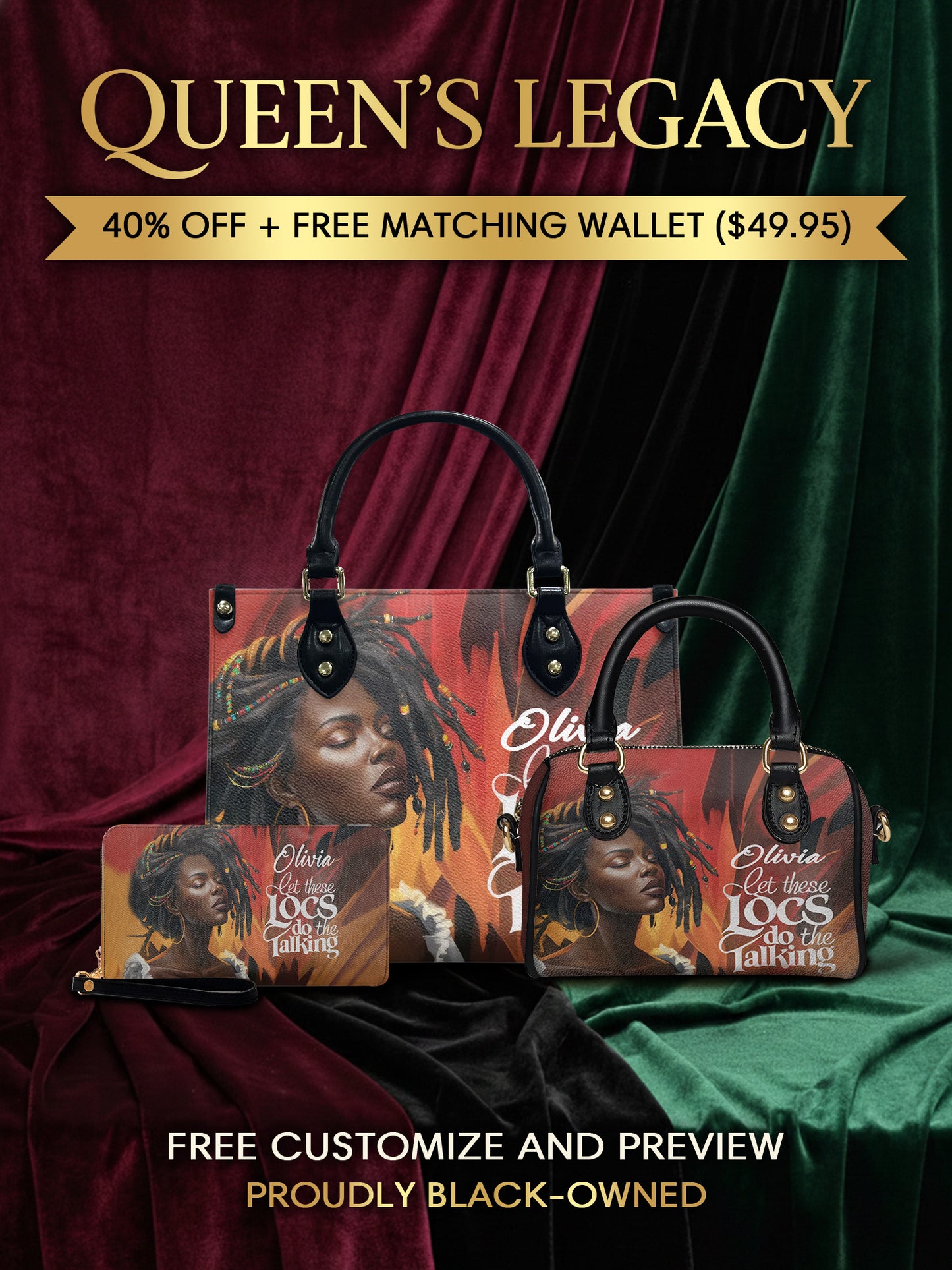 Melaniva "Locs Speak" The Perfect Trio - Melaniva