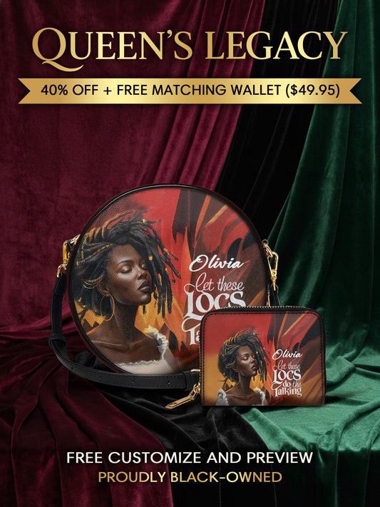 Melaniva Locs Speak Leather Circle Crossbag Deal - Melaniva