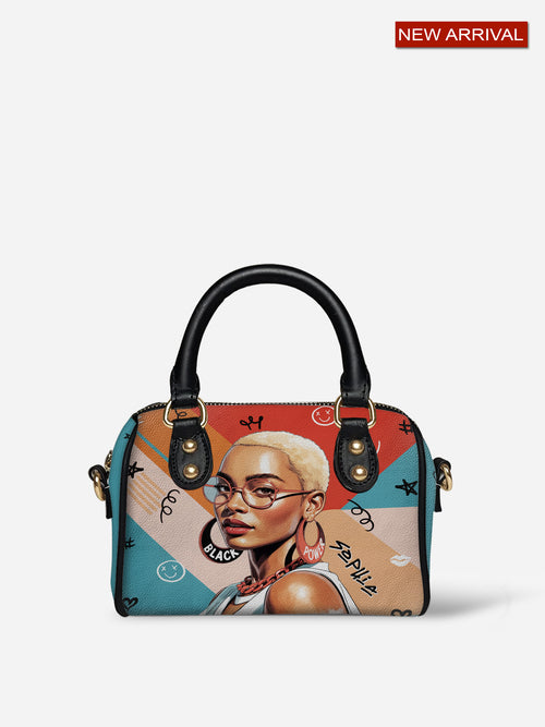 Melaniva "Your Vibe" Leather Mini Satchel