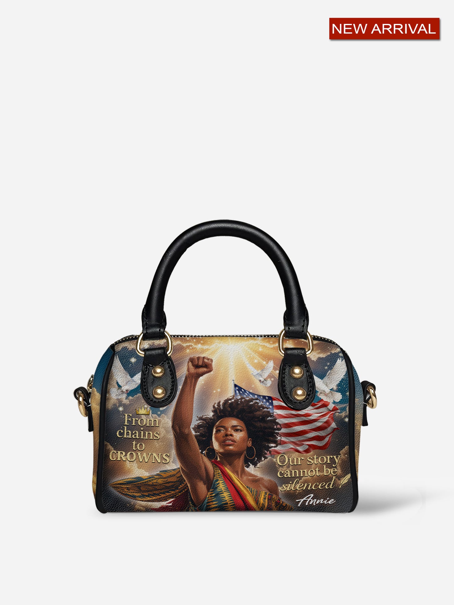 Melaniva Story of Strength Leather Mini Satchel