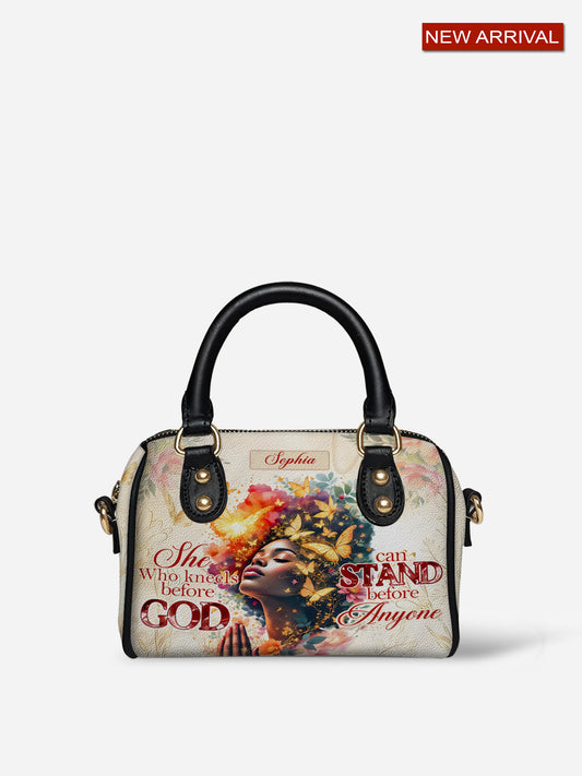 Melaniva Power of Prayer Leather Mini Satchel