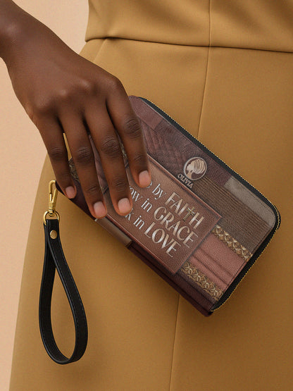Melaniva Faith & Grace Leather Wallet