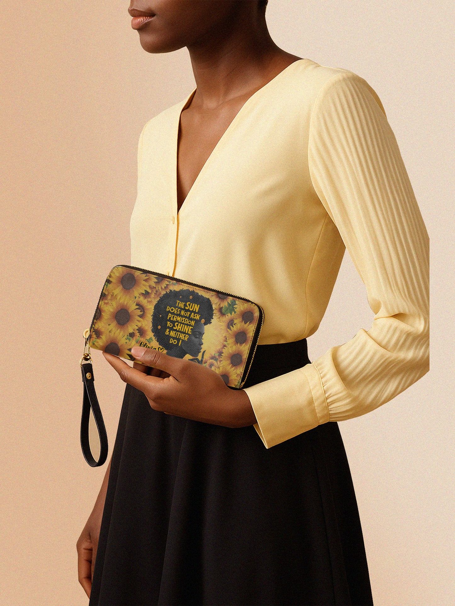Melaniva Permission to Shine Leather Wallet