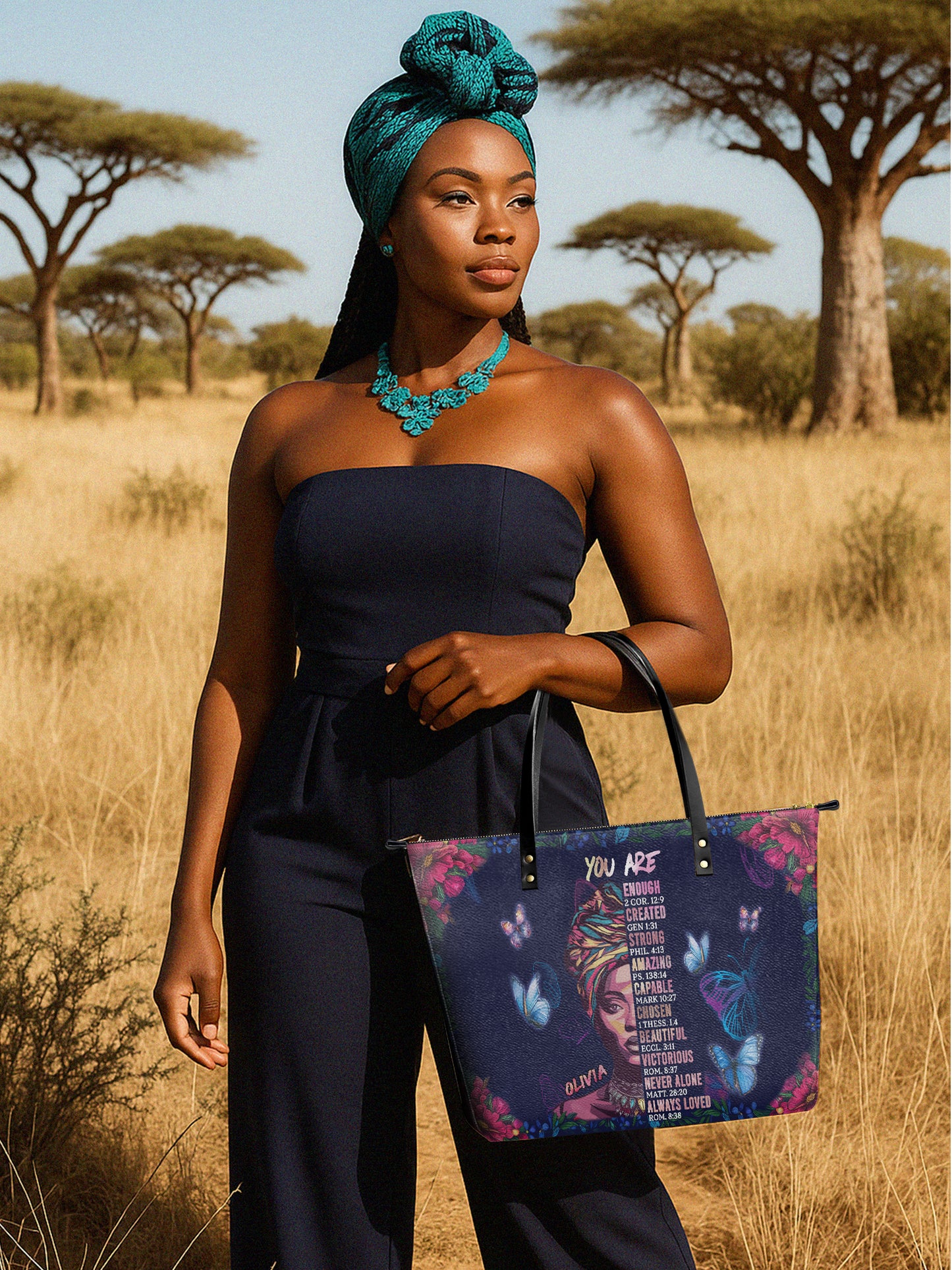 Melaniva Declaration of You Leather Tote Bag Deal (FREE WALLET)