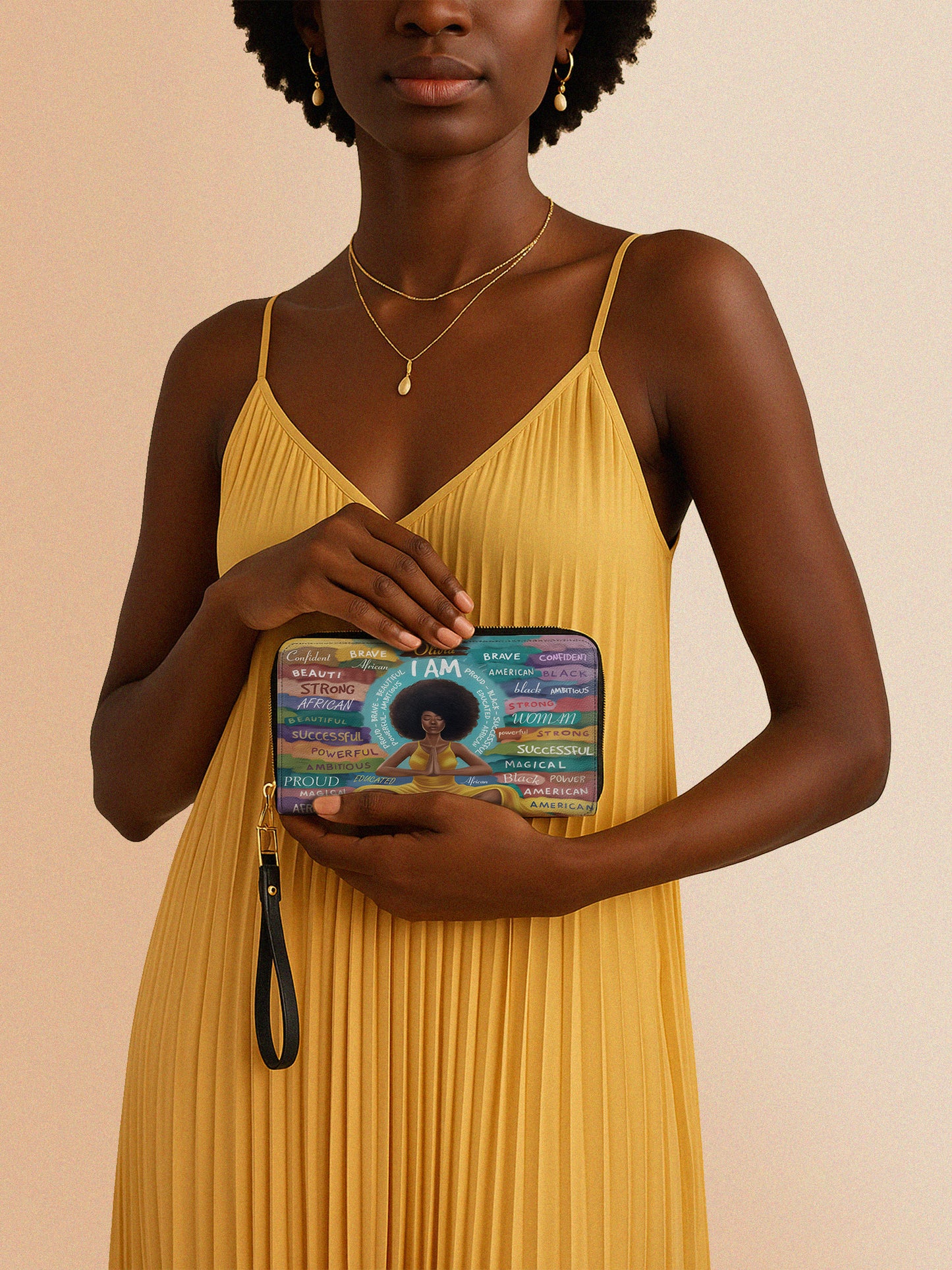 Melaniva I AM Aura Leather Wallet