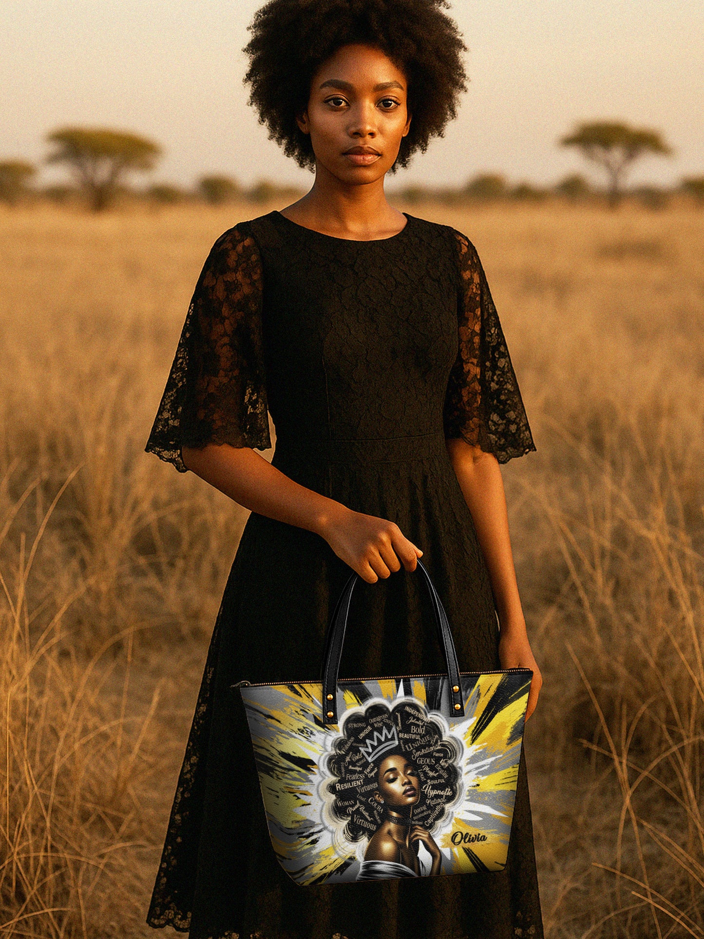 Melaniva Solar Halo Leather Tote Bag Deal (FREE WALLET)