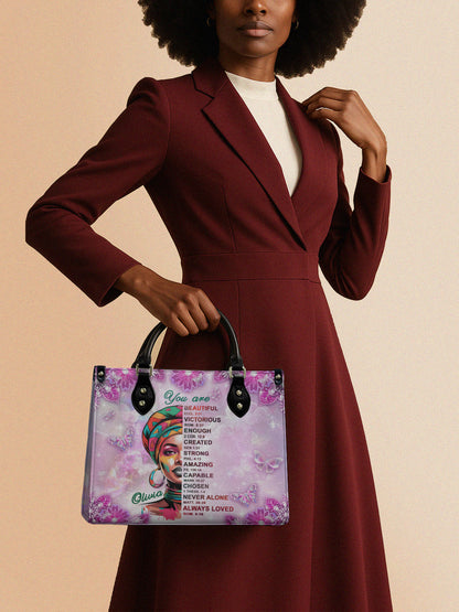Melaniva Butterfly Blessing Leather Handbag Deal (FREE WALLET)