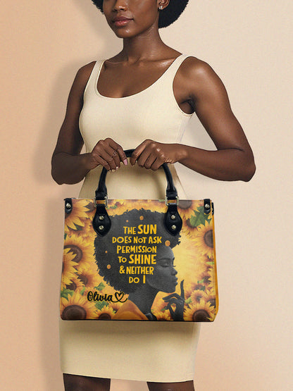 Melaniva Permission to Shine Leather Handbag Deal (FREE WALLET) - Melaniva