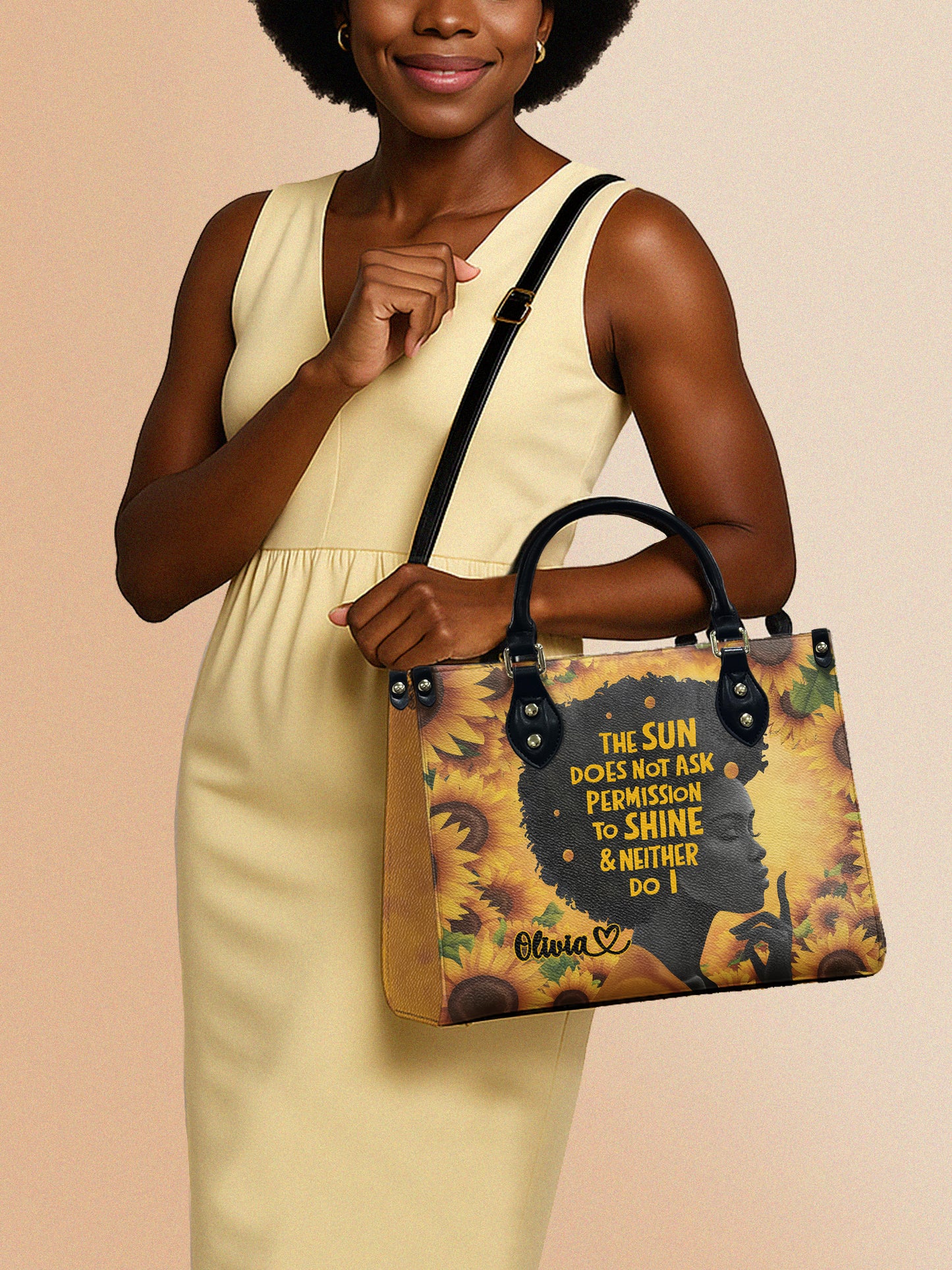 Melaniva Permission to Shine Leather Handbag Deal (FREE WALLET) - Melaniva