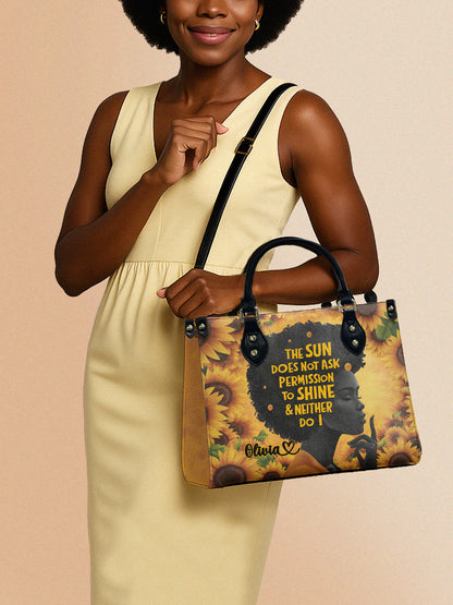 Melaniva Permission to Shine Leather Handbag Deal (FREE WALLET) - Melaniva