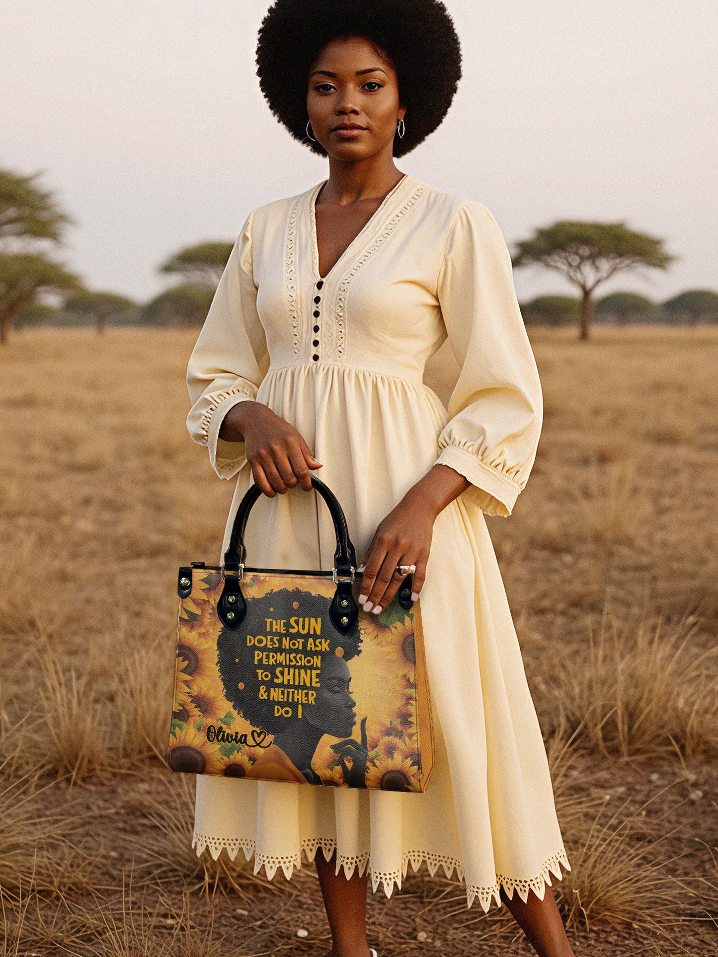 Melaniva Permission to Shine Leather Handbag Deal (FREE WALLET) - Melaniva