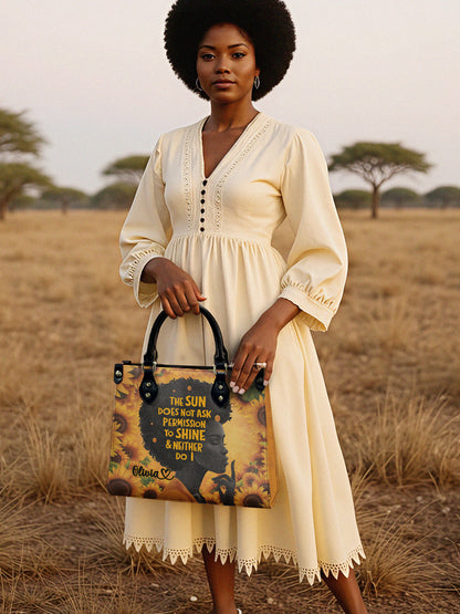 Melaniva Permission to Shine Leather Handbag Deal (FREE WALLET) - Melaniva