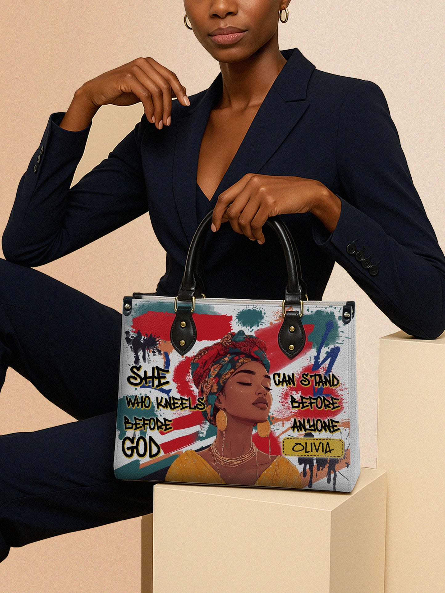 Melaniva Stand Fearless Faith Handbag Deal (FREE WALLET)
