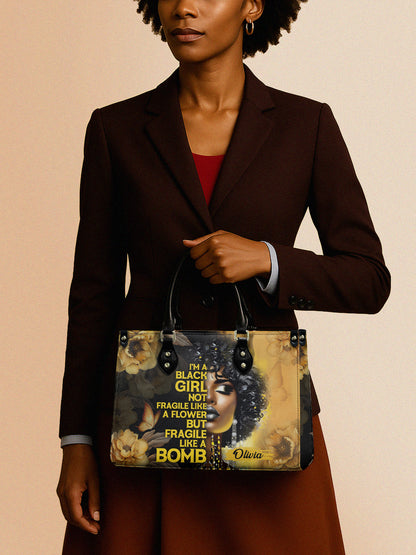 Melaniva Petal Explosion Leather Handbag Deal (FREE WALLET)