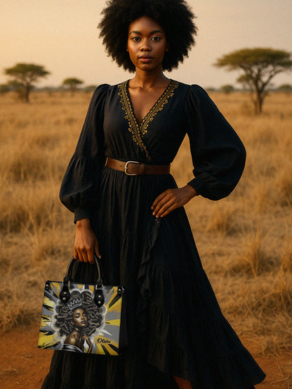 Melaniva Solar Halo Leather Handbag Deal (FREE WALLET)