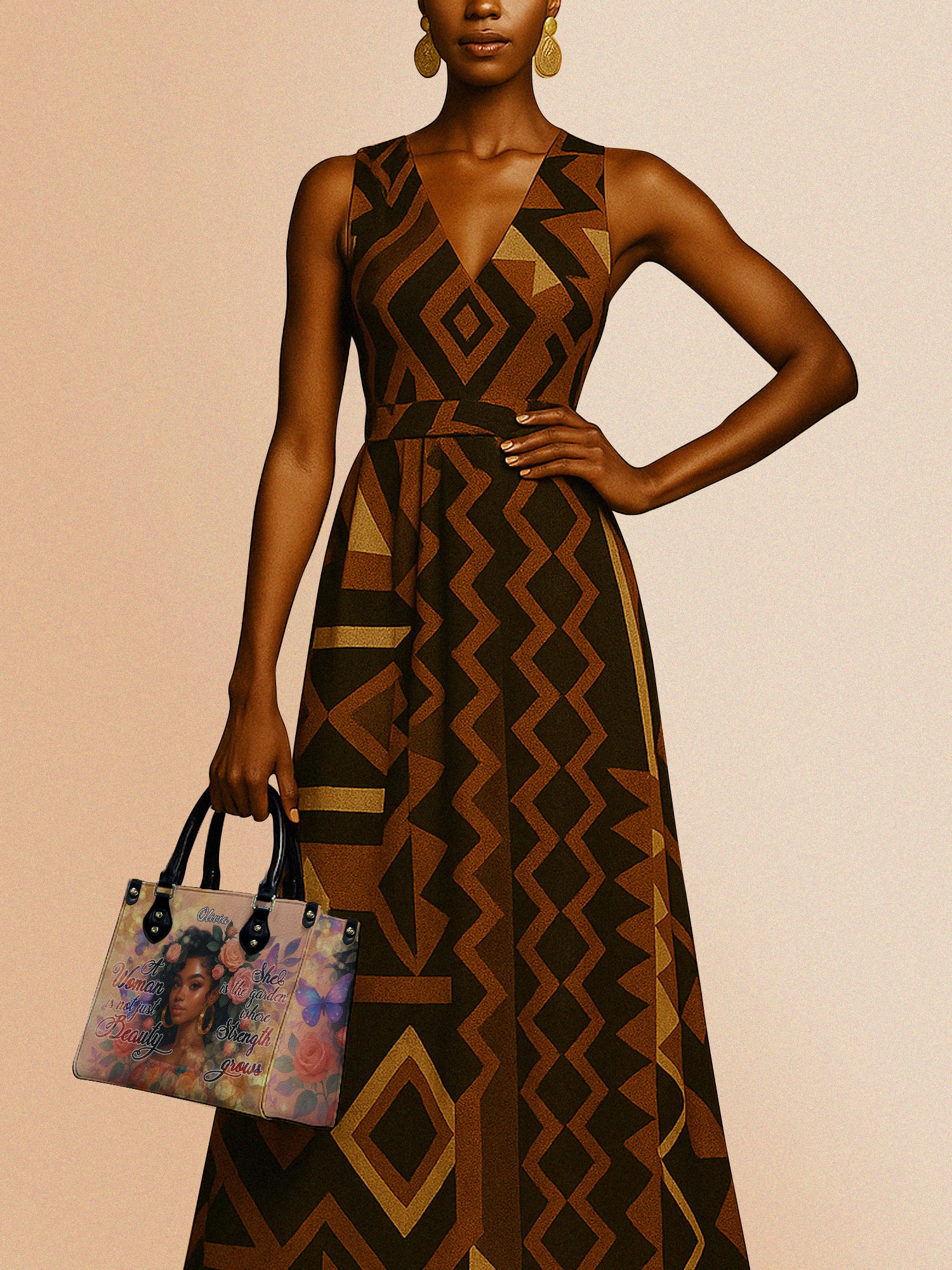 Melaniva Garden Beauty Woman Leather Handbag Deal - Melaniva