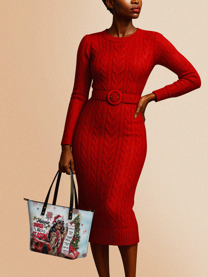 Melaniva Christmas Dreams Leather Totebag Deal