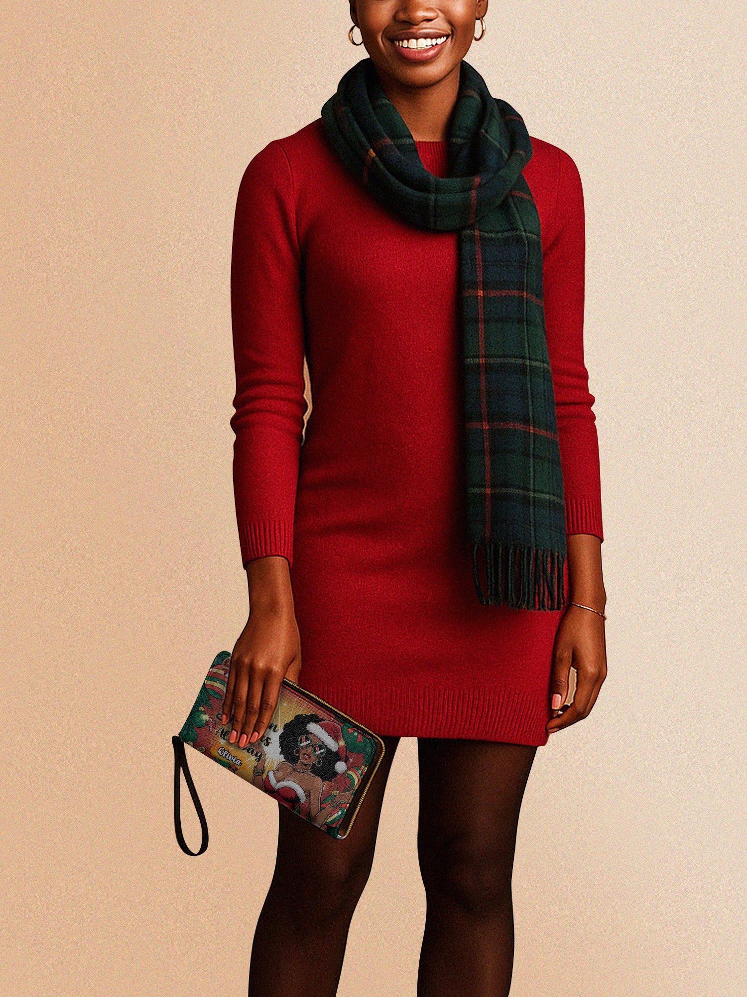 Melaniva Sleigh Queen Leather Wallet - Melaniva