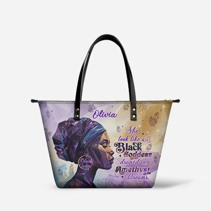 Melaniva "Amethyst Dreams" Leather Totebag Deal