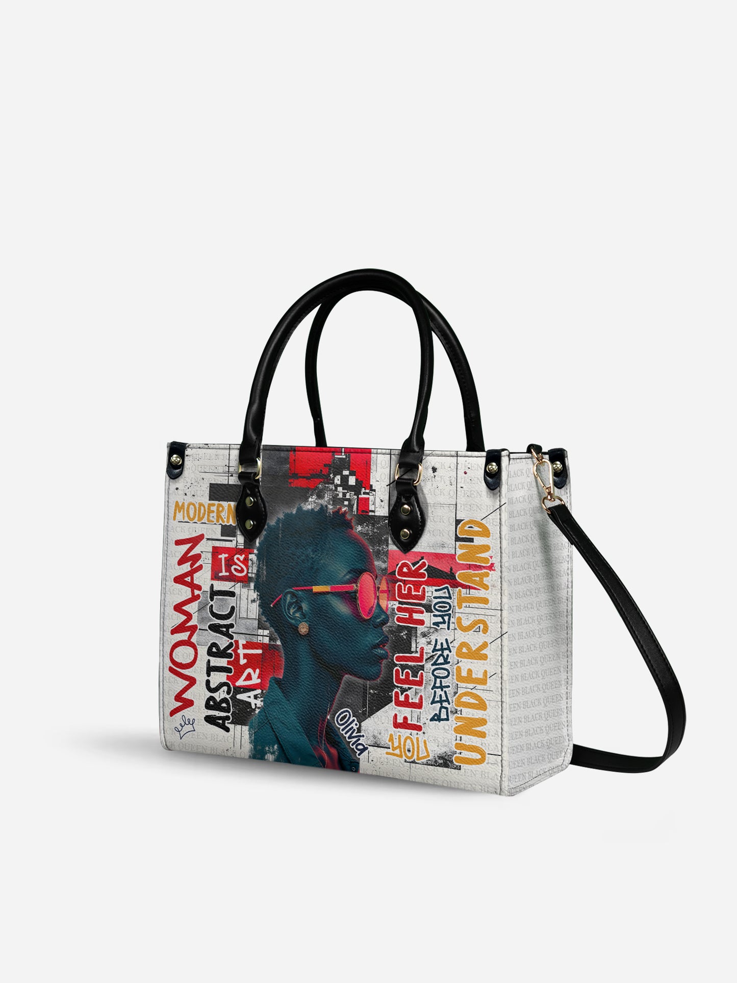Melaniva Graffiti Art Purse Afrocentric Abstract Woman Handbag Deal