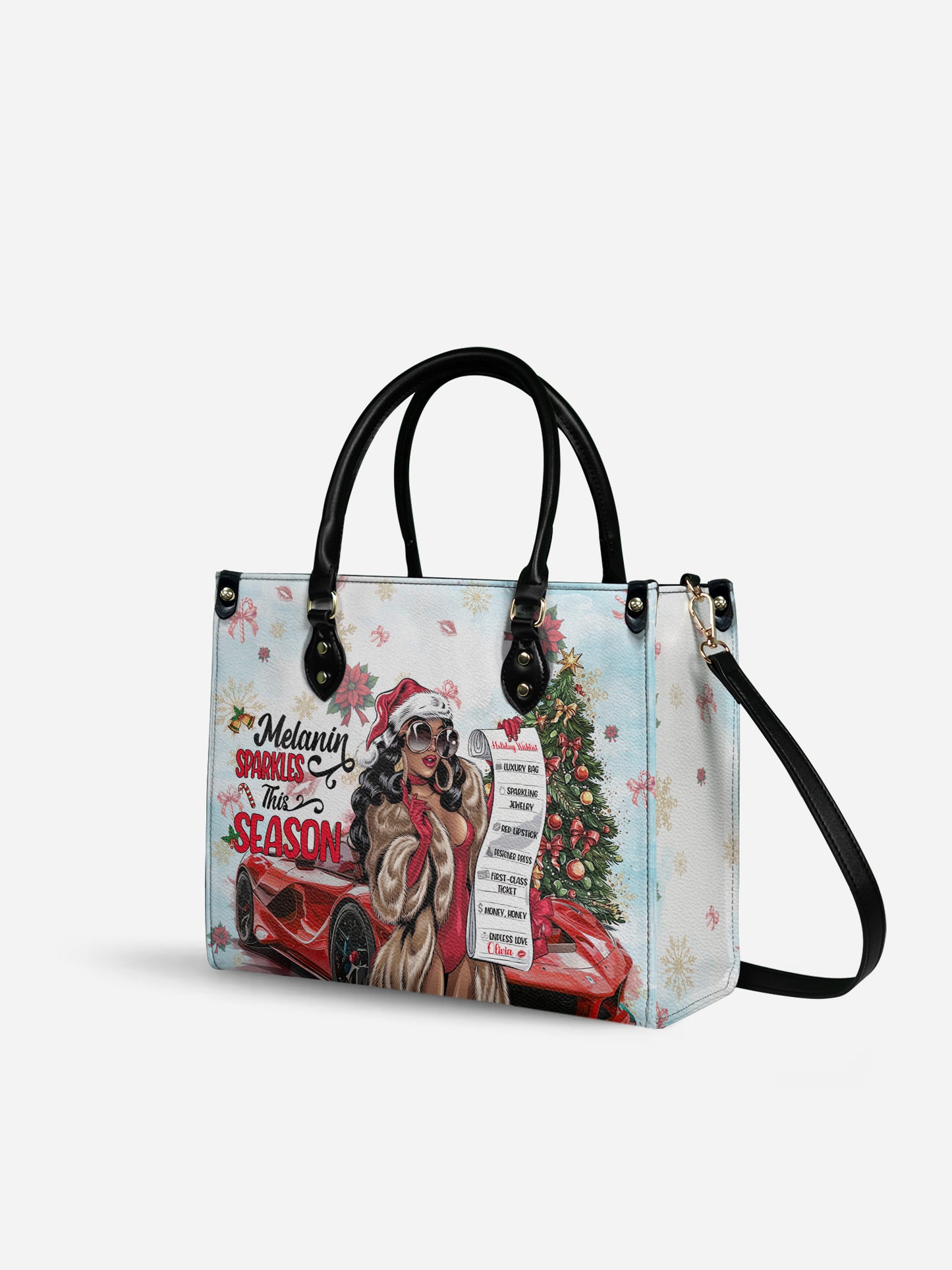 Melaniva Christmas Dreams Leather Handbag Deal